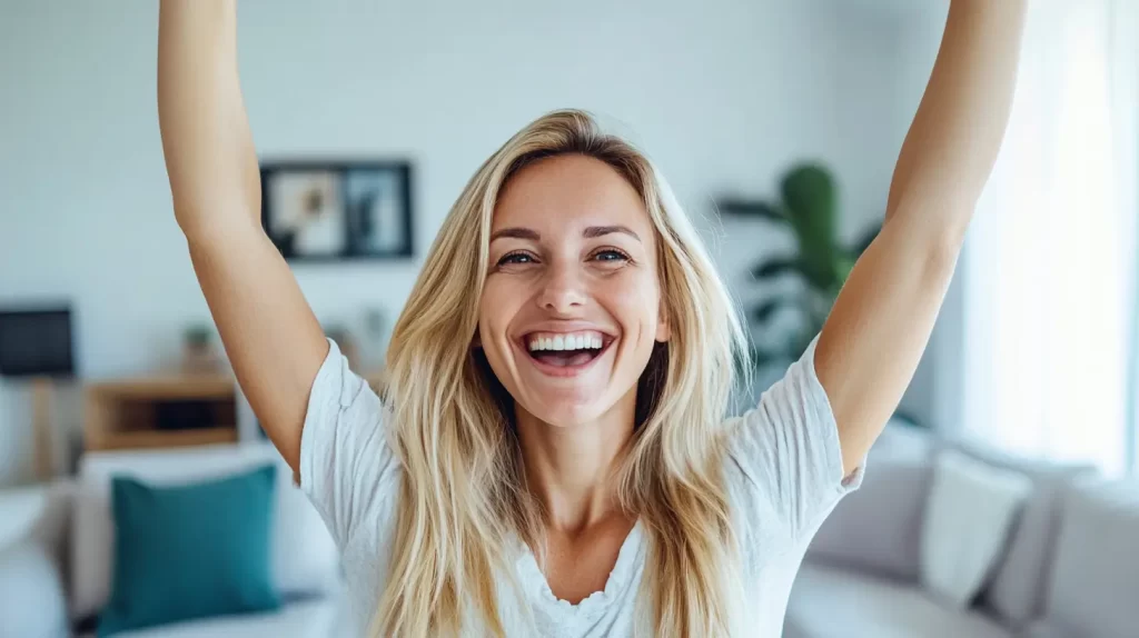 happy woman