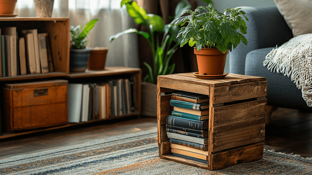 crate bookcase