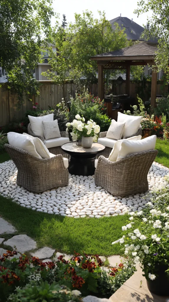 table for four for outdoor at-home dining 