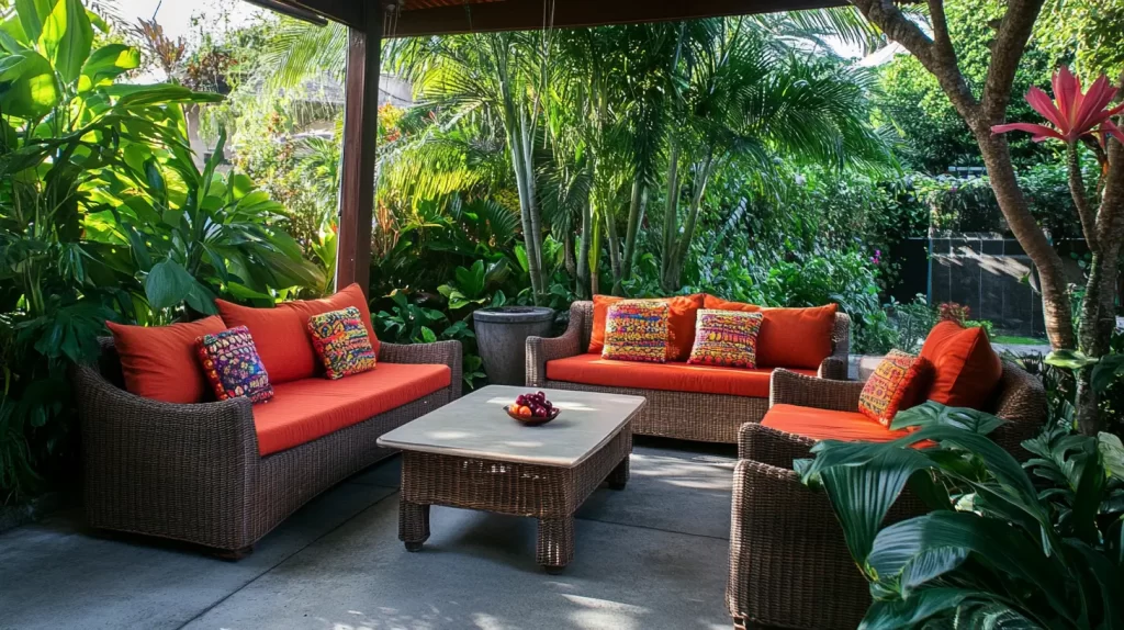 tropical patio