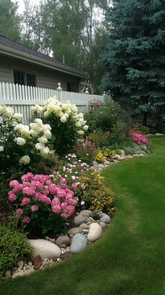 backyard ideas on a budget, flower bed