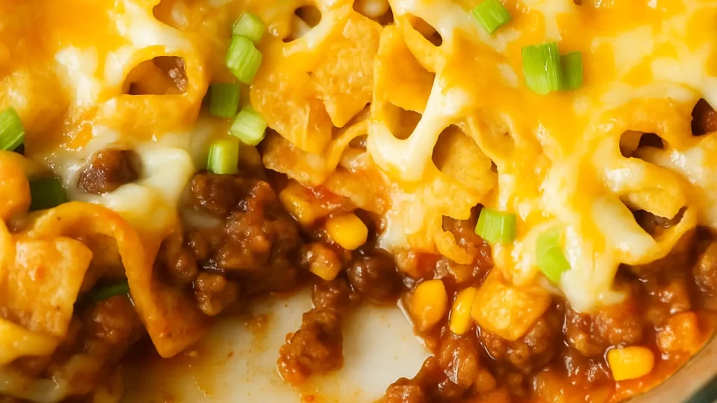 frito pie close-up