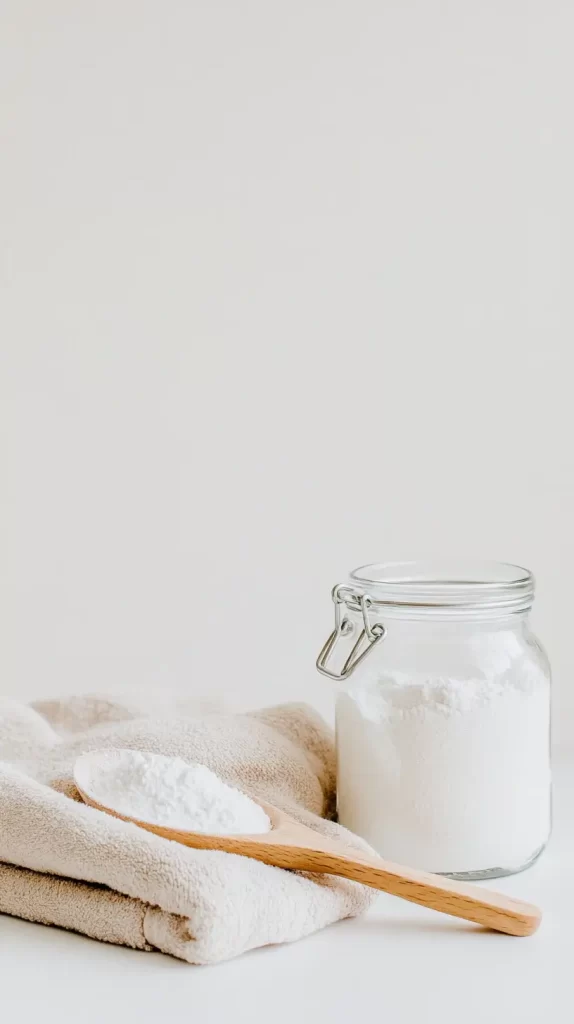 powder in a jar