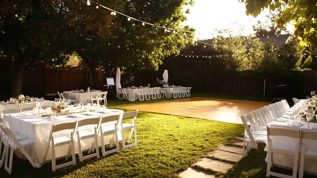 dance floor outside