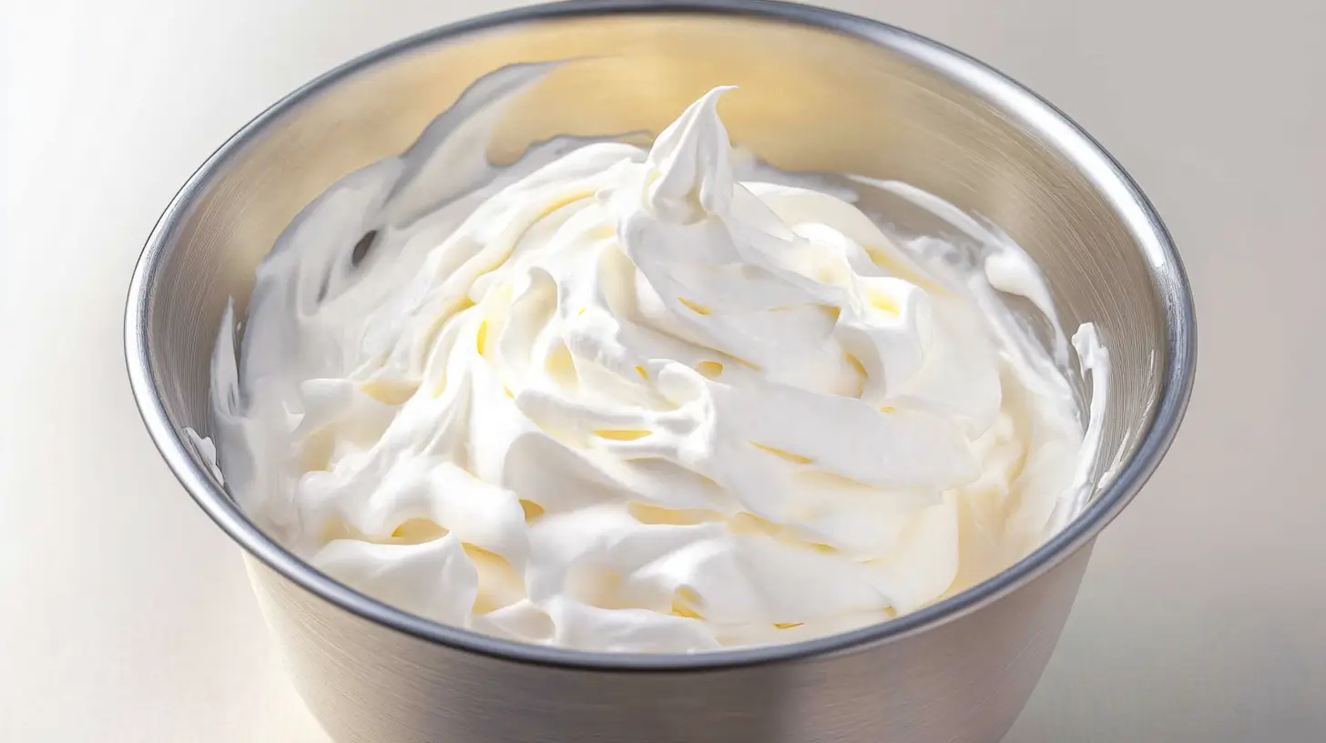 homemade whipped cream
