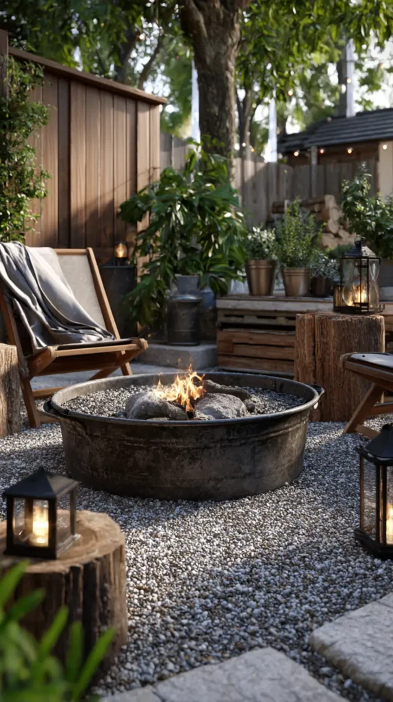 fire pit area