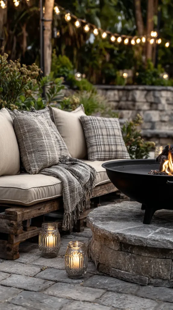 outdoor seating area