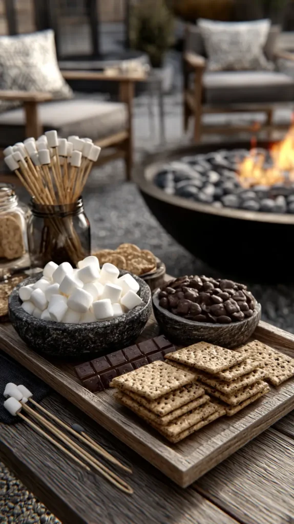 s'more ingredients