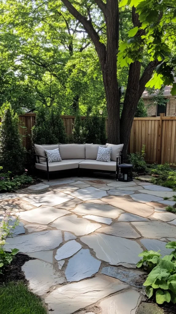 flagstone patio