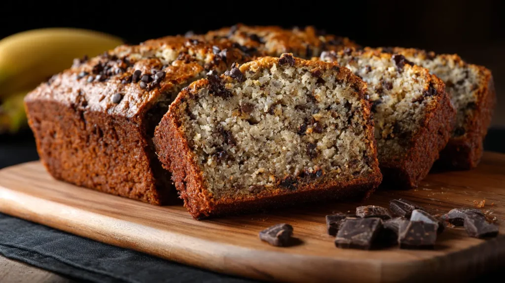 chocolate chip gluten free banana bread