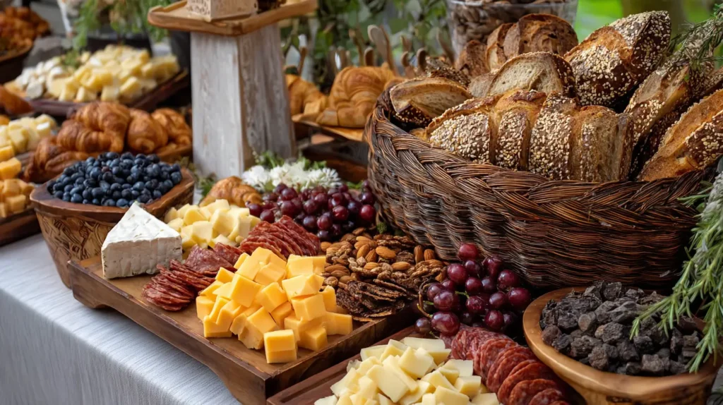 breads and cheese