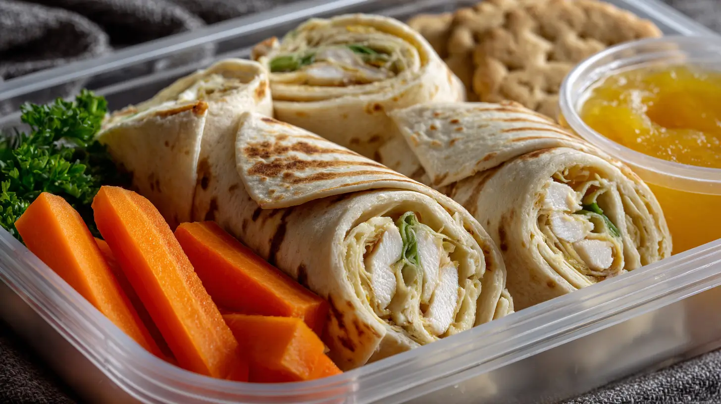 school lunch wraps