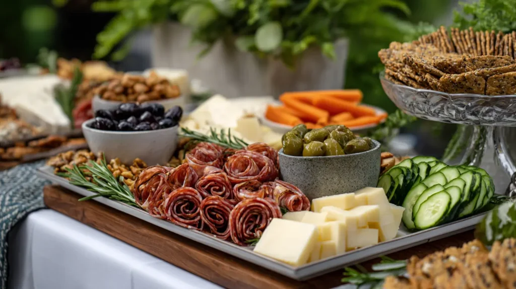grazing table ideas wedding reception