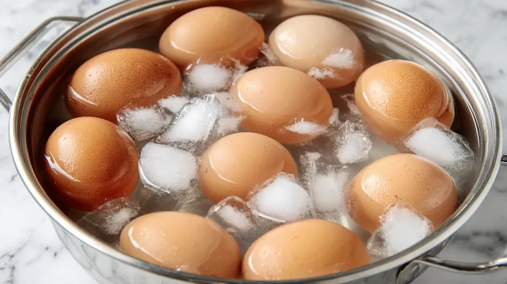 ice bath for eggs