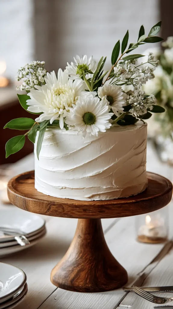 wedding cake, minimalist