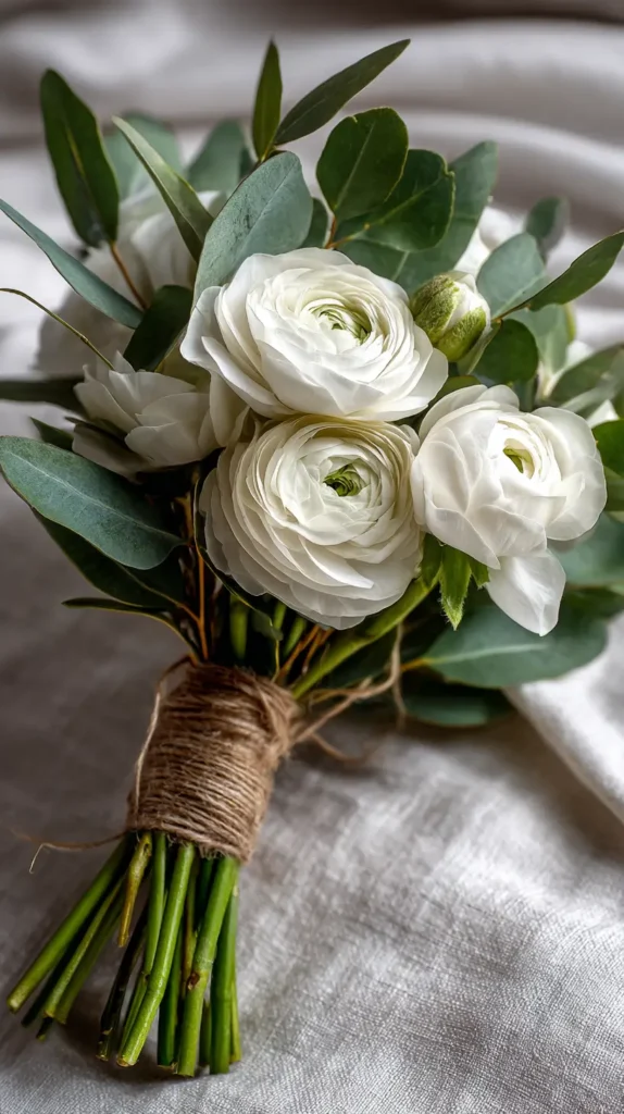 minimalist wedding bouquet