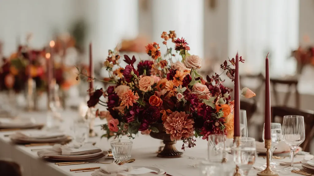 fall wedding flowers