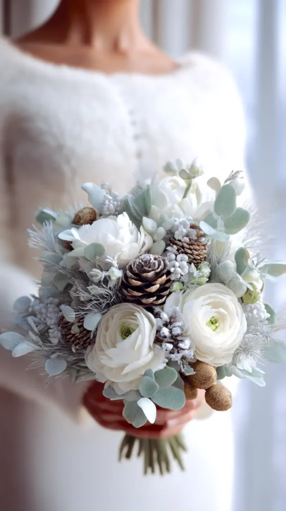winter wedding bouquet