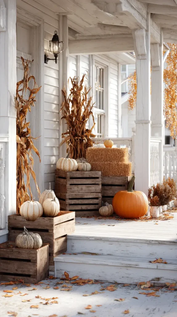 Halloween porch decorations