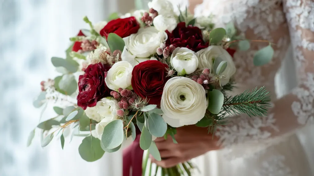 winter wedding bouquet