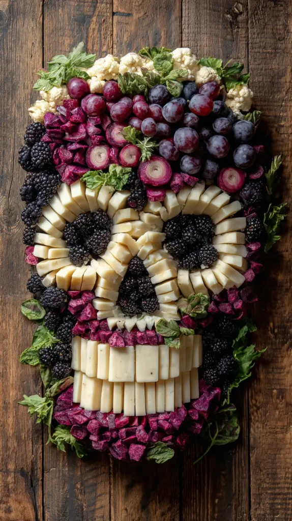 skull charcuterie board