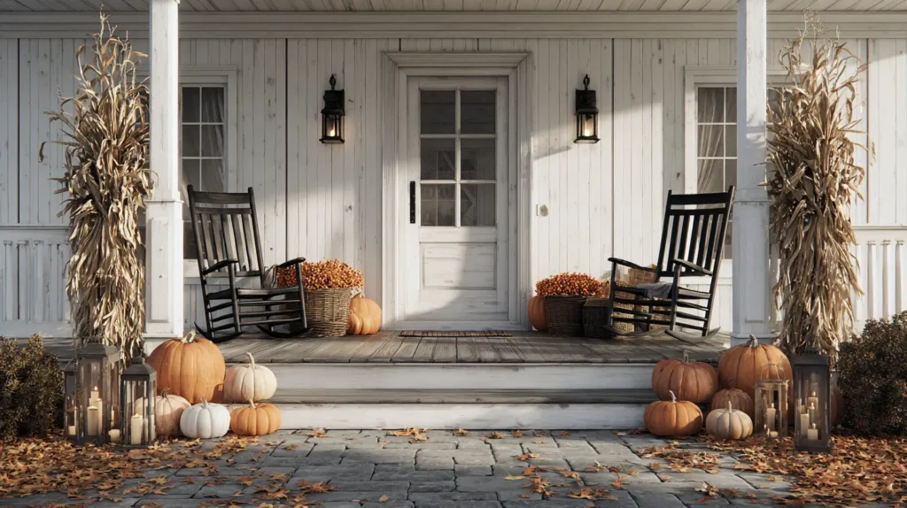 Halloween porch decorations