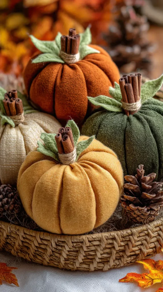 fabric Halloween pumpkin crafts to sell