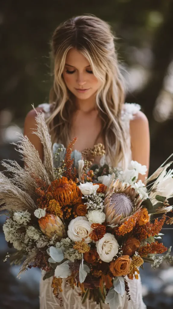 bouquet and bride