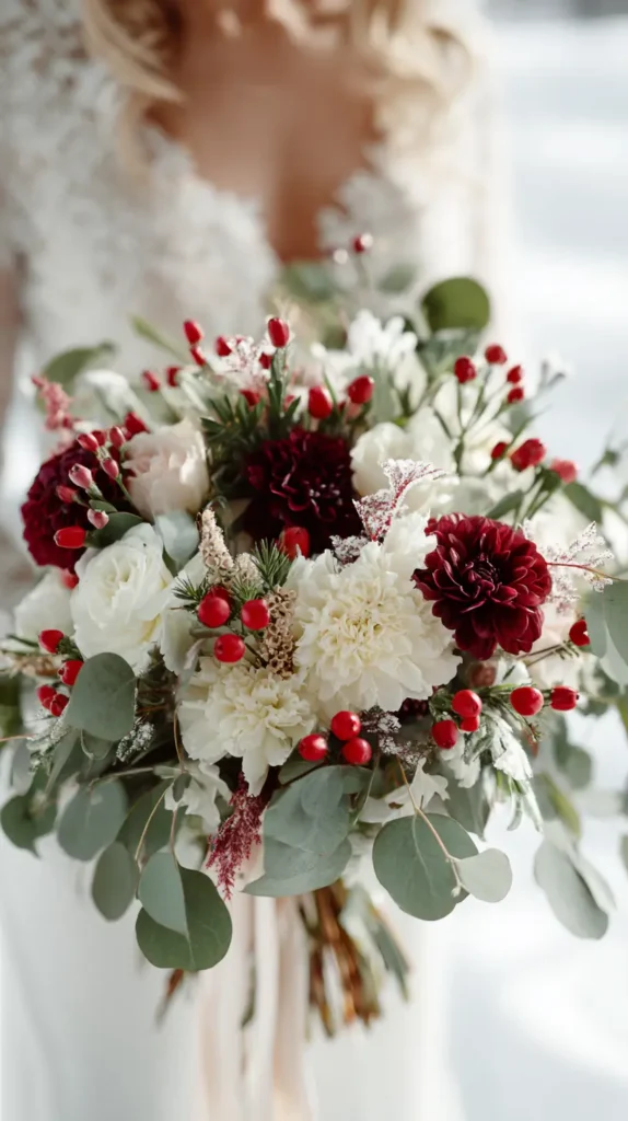 winter wedding flowers