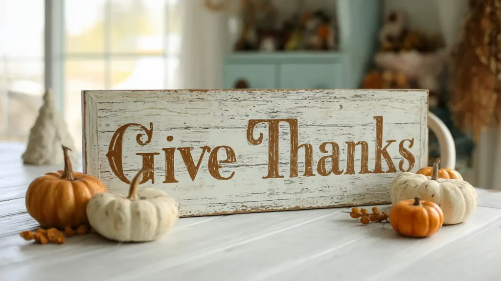 Give Thanks Thanksgiving crafts to sell