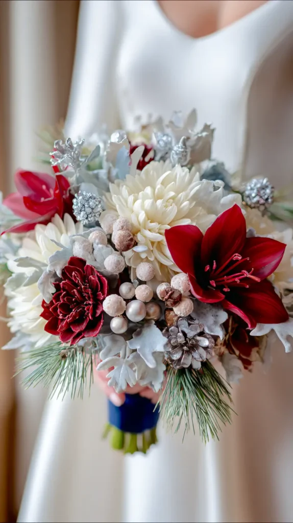 winter wedding bouquet