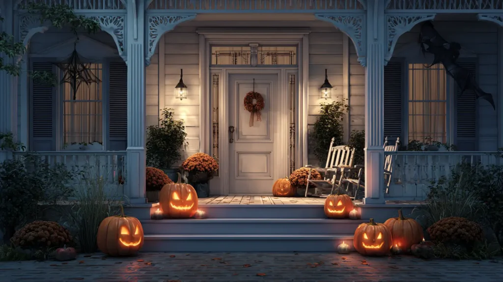 halloween porch decorations