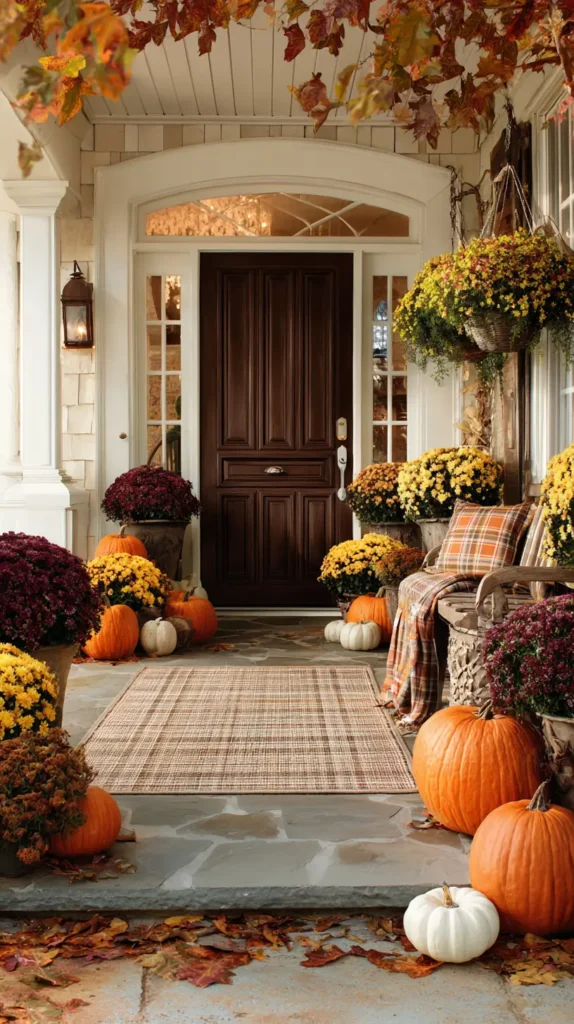 seasonal front porch makeover