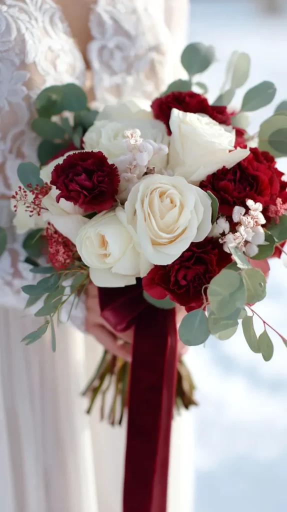 winter wedding bouquet