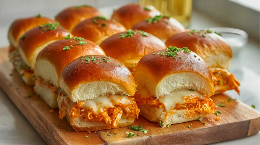 buffalo chicken sliders