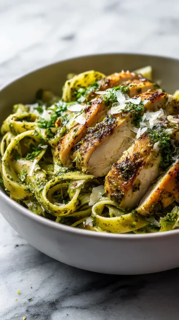 pesto chicken pasta