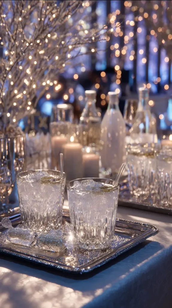 white cocktail drinks
