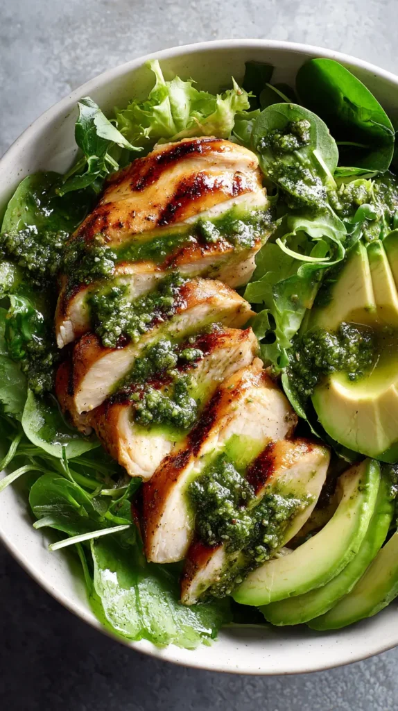 pesto chicken salad