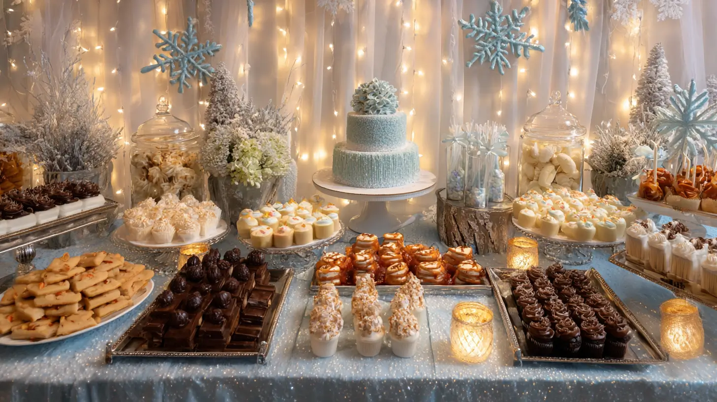 dessert table