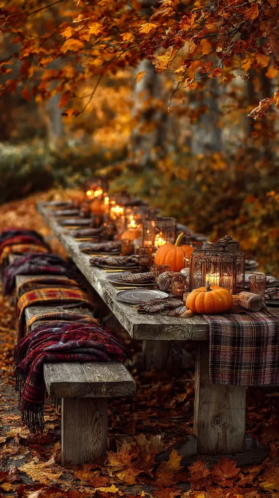 outdoor fall table