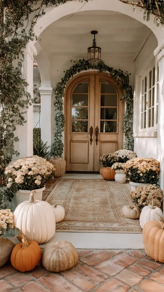 Thanksgiving front porch decor