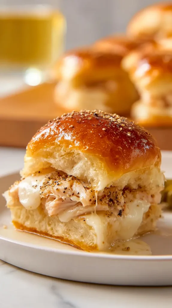 turkey slider on a Hawaiian roll