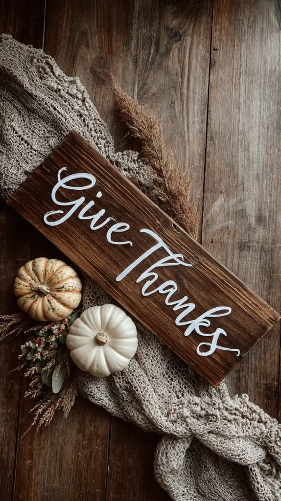 give thanks sign