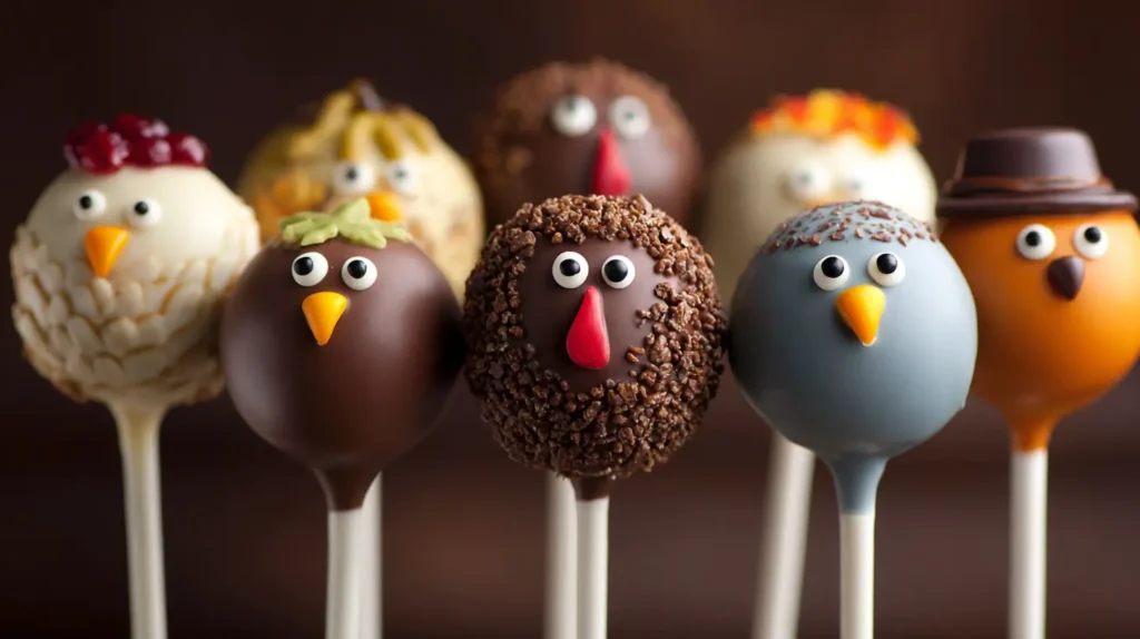 Thanksgiving cake pops