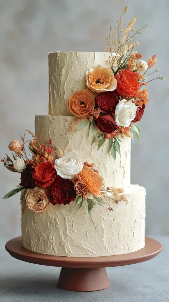 fall wedding cake