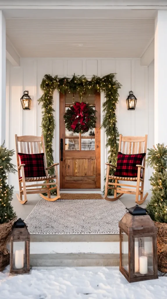Christmas porch decor