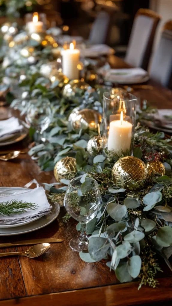 Christmas table centerpieces