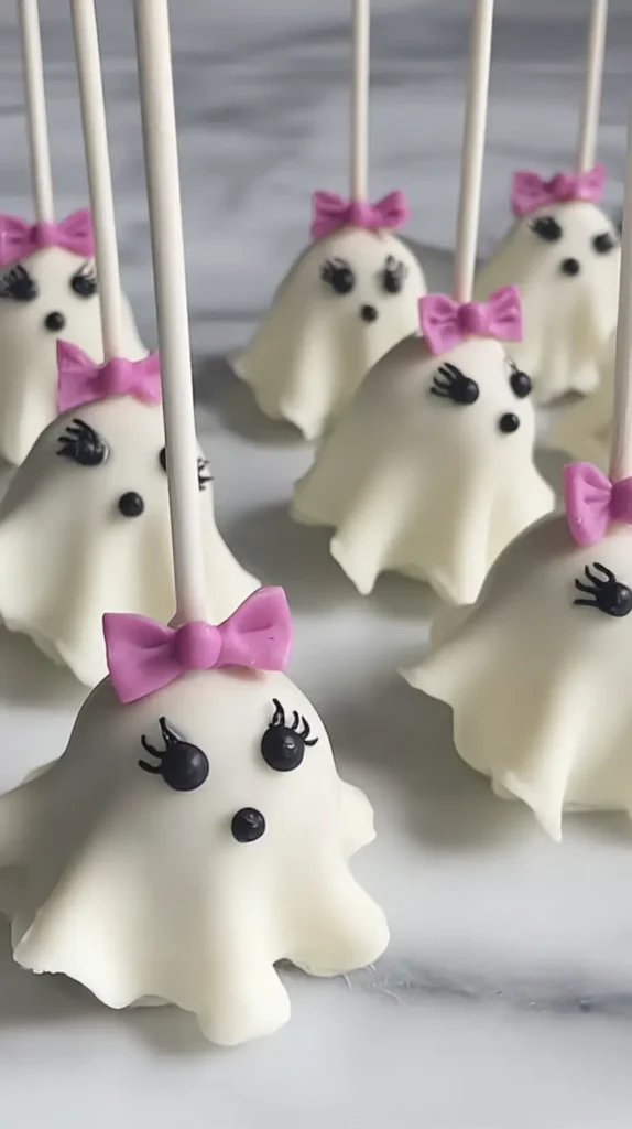 ghost cake pops