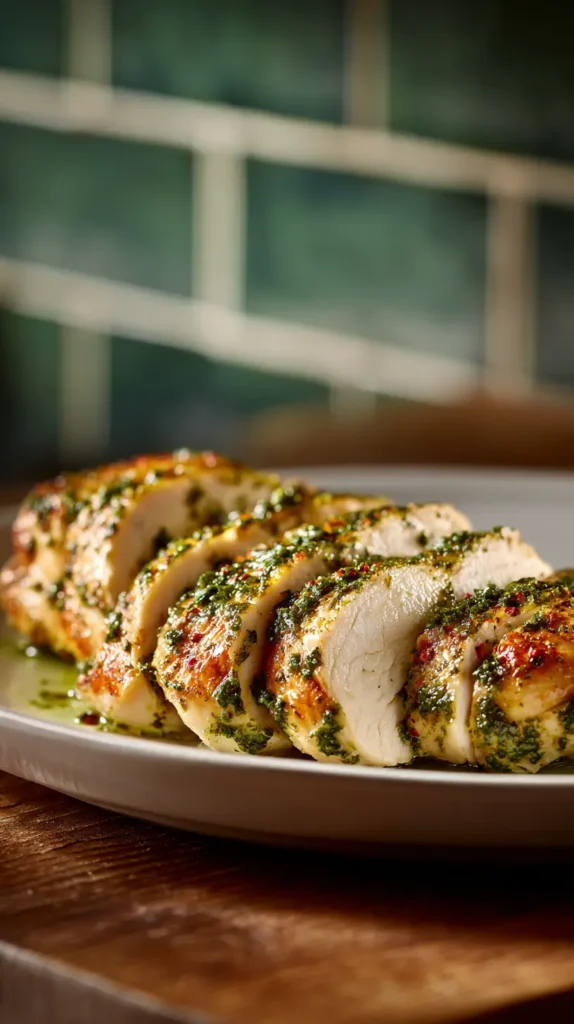 spicy chicken pesto