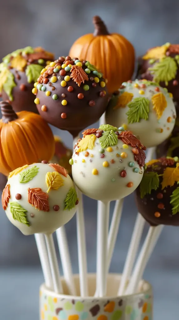 Thanksgiving cake pops